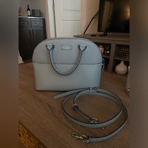 Baby blue Kate Spade purse. Hardly used!